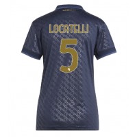 Camiseta Juventus Manuel Locatelli #5 Tercera Equipación para mujer 2024-25 manga corta